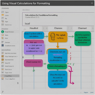 Using visual calculations for conditional formatting