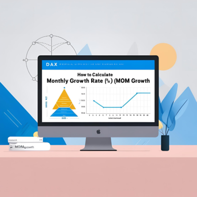 آموزش محاسبه نرخ رشد ماهیانه (MoM Growth) با تقویم شمسی در DAX