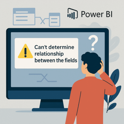Understanding the “can’t determine relationship between the fields” error in Power BI