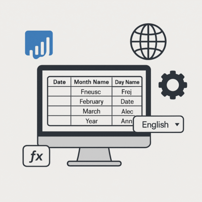 Create Date Table with Dynamic Language in Power Query