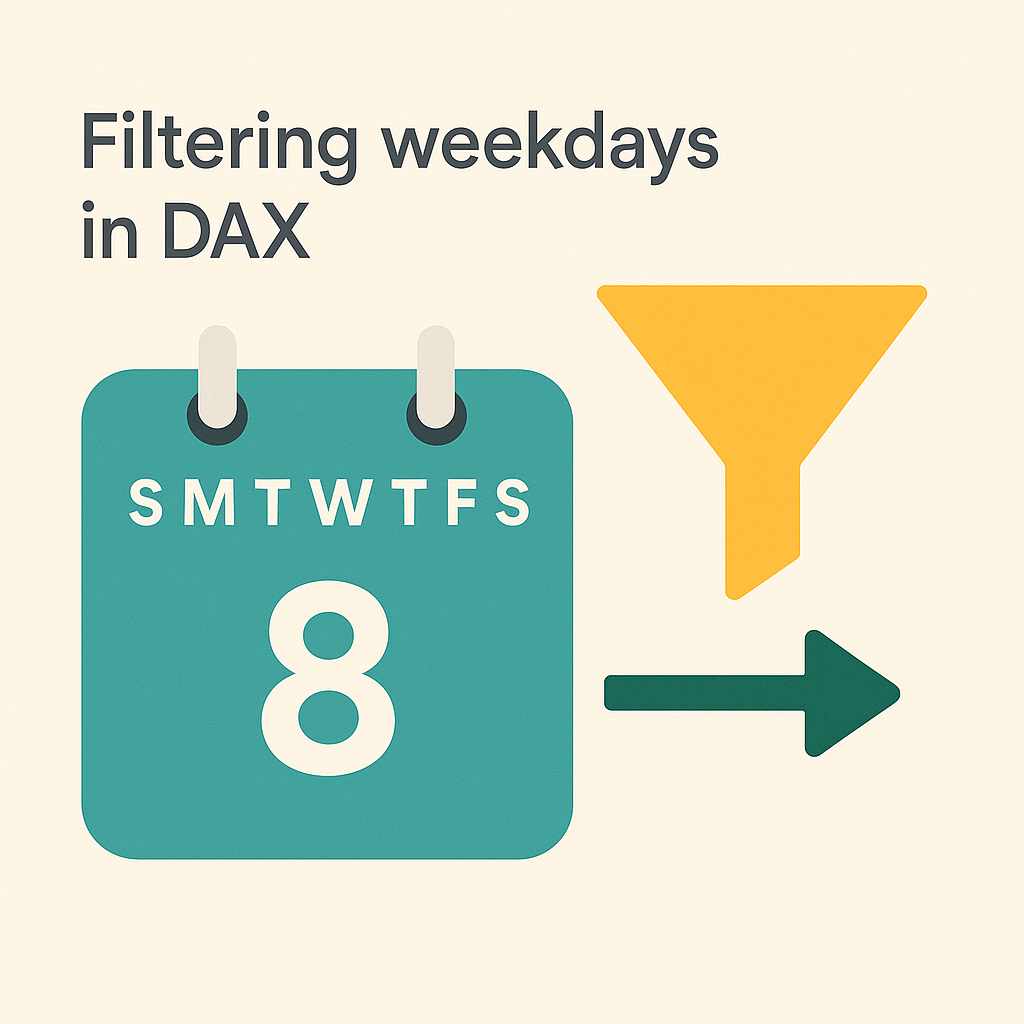 Filtering weekdays in DAX